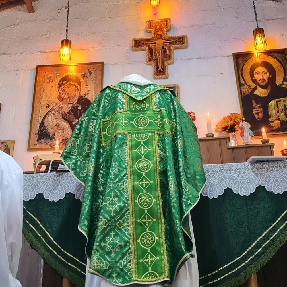 O Irmão Bernardo na celebração